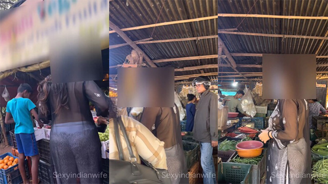 SexyIndianWife Dare In Crowded – Veg Market Hotel Room Sex Viral