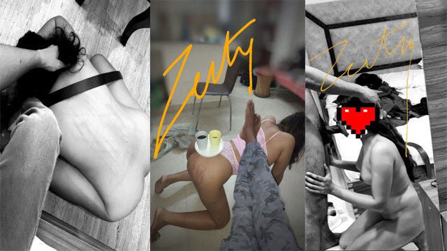 Horny Babe Cochin Cuck Couple BJ Bondage Viral Video