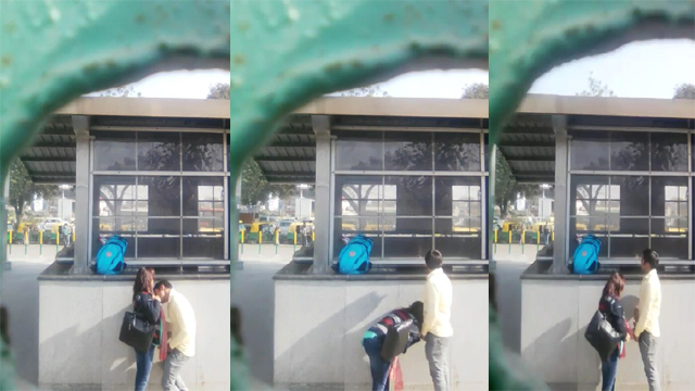 Office Colleague Doggy Sexy At Outdoor