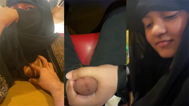 Restaurant Publicly – Hot Girl Boobs – Giving Blowjob Take Cum Video