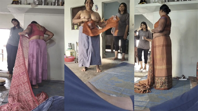 Naughty Mom Changing After Bath – Infront Of Him And Her Sis Viral Free Watch