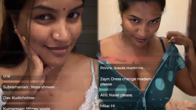 Mallu Makeup Artist Reshma – Bra Removed Live Free