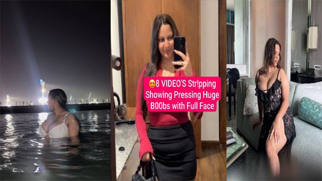 Famous Insta Viral Model – Showing Pressing Huge Boobs