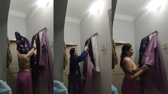 Bhabhi Changing Clothes – Hidden Captured Secretly Viral Watching