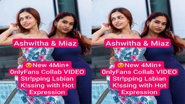 OnlyFans Ashwitha Miaz – Lesbian Strip Moans Viral