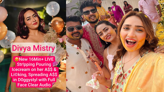 Divya Mistry Stripping Boobs Pressing Full Face