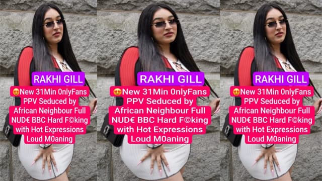 Rakhi GILL Seduced – by African Neighbor Fucking Viral Video